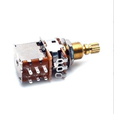 качество  16mm Push Pull Potentiometer DPDT Electric Guitar For Electric Bass Guitar завод