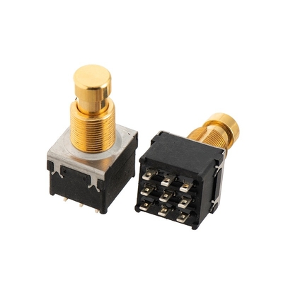 Терминал провода Pin ножной педали 9 педального контроллера 17mm гитары 3PDT