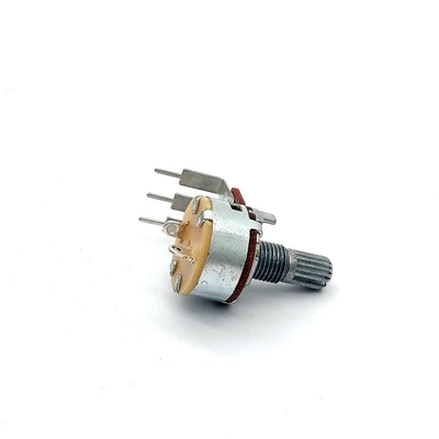 Потенциометр Amp гитары затемнителя 16mm с переключателем кнопки 0.2W
