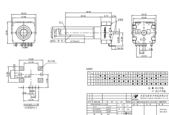 100ohm стиральная машина кодировщика Pin 1mA кодировщика 5 водоустойчивая роторная