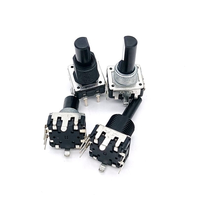 Кодировщик ручки 5mA EC12 ISO роторный двойной концентрический роторный с кнопкой