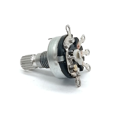 бак вращающегося переключателя поляка потенциометра 50ohm переключателя положения 0.08W 12 вращающийся одиночный